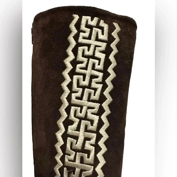 Agave sky embroidered brown boots size 8.5 - Picture 10 of 11